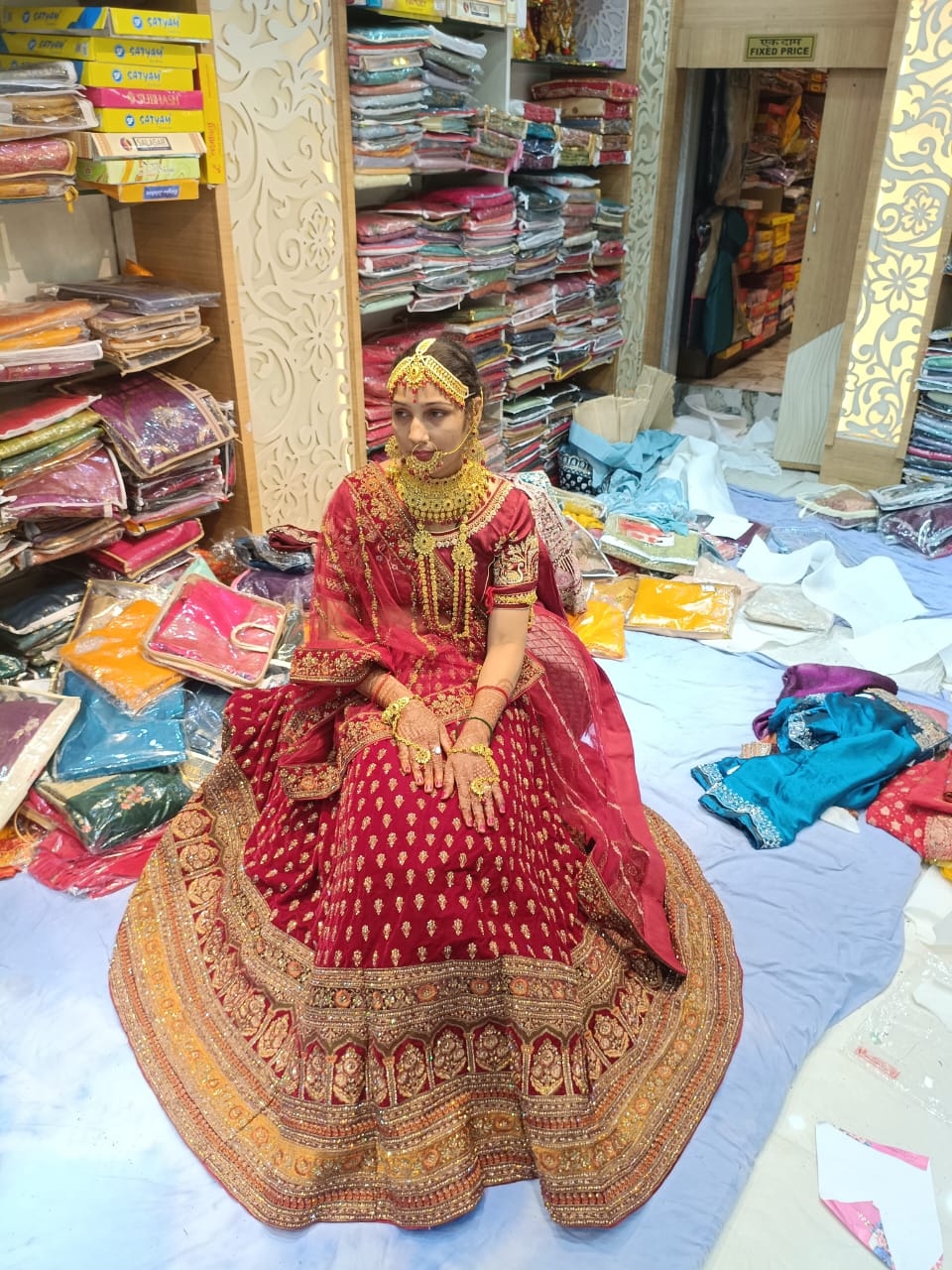 Bridal Maroon Velvet Lehenga Choli With Heavy Embroidery and Dupatta – Premium Quality Wedding Wear 